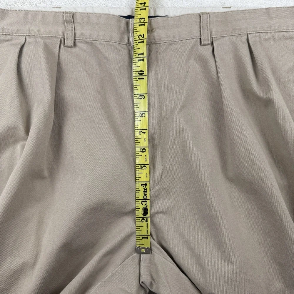 Polo Ralph Lauren Andrew Pants 42x32 Dbl‎ Pleated Chino Classic Fit Baggy Preppy